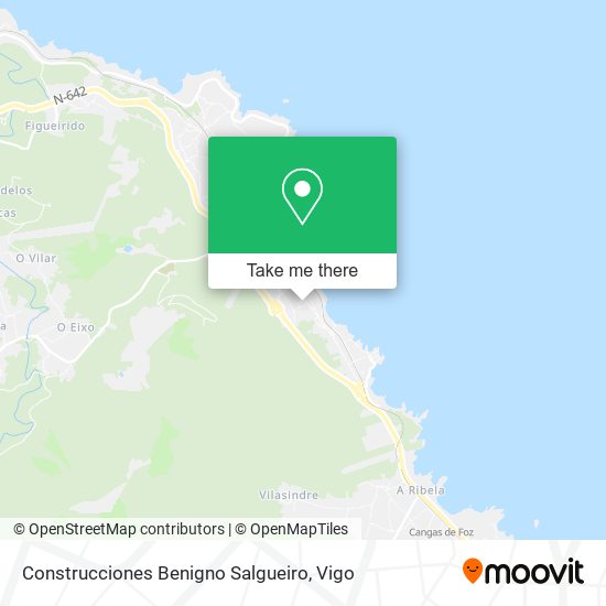 mapa Construcciones Benigno Salgueiro