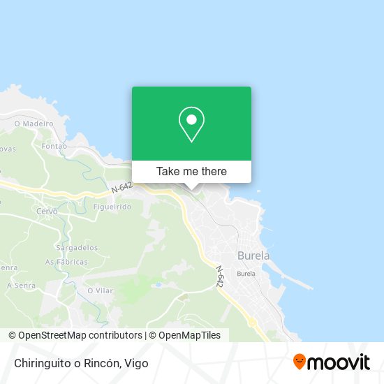 Chiringuito o Rincón map