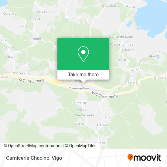 Carnicería Chacino map