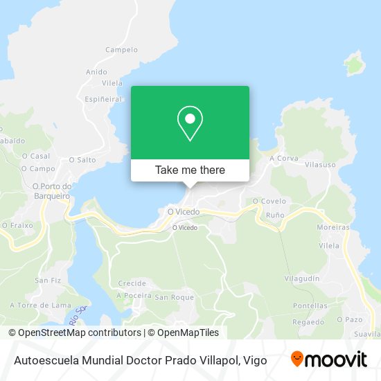 Autoescuela Mundial Doctor Prado Villapol map