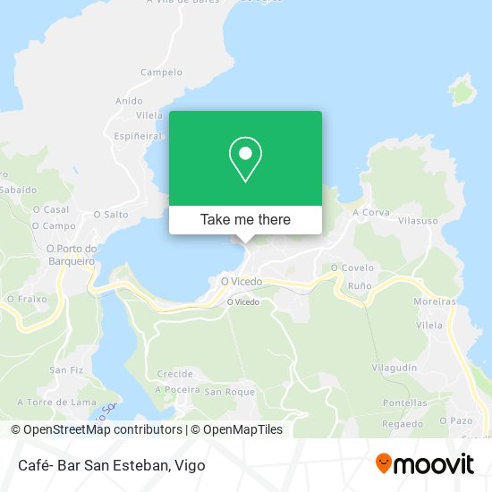 Café- Bar San Esteban map