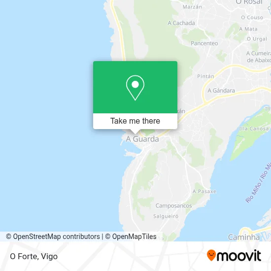 O Forte map
