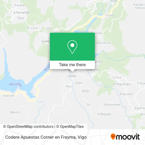 Codere Apuestas Corner en Frayma map
