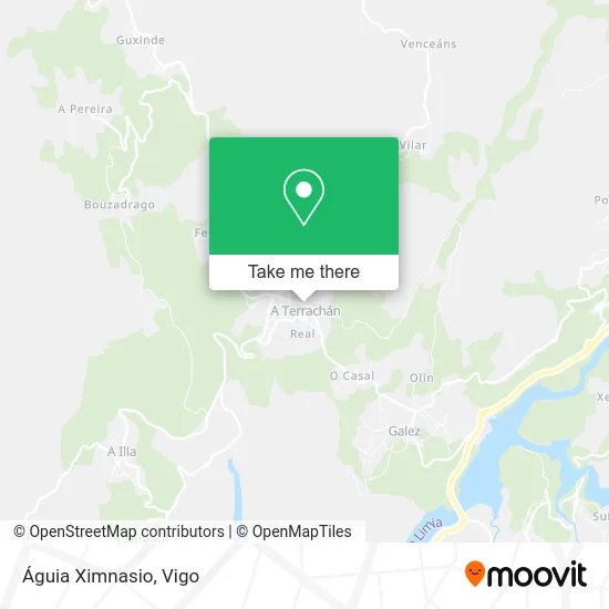 Águia Ximnasio map