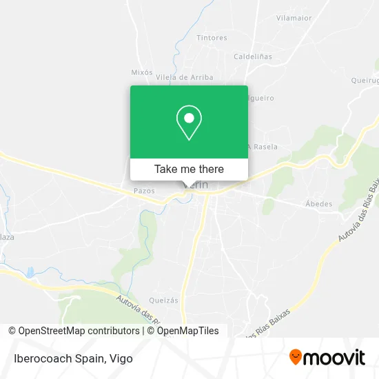 Iberocoach Spain map