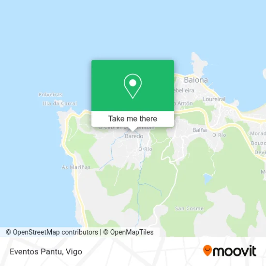Eventos Pantu map