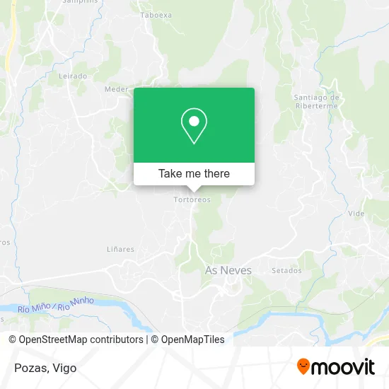 Pozas map