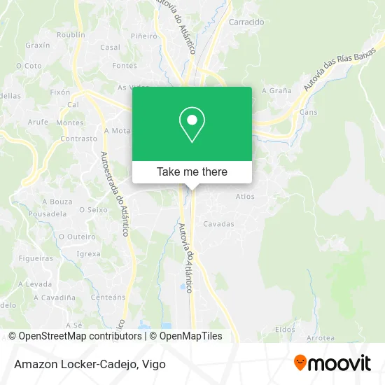 Amazon Locker-Cadejo map