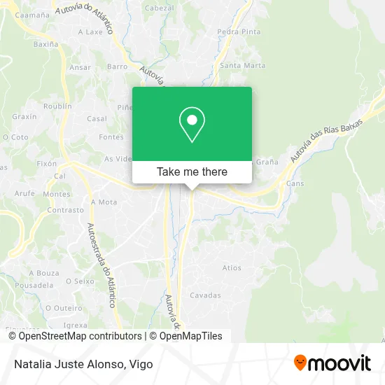 Natalia Juste Alonso map