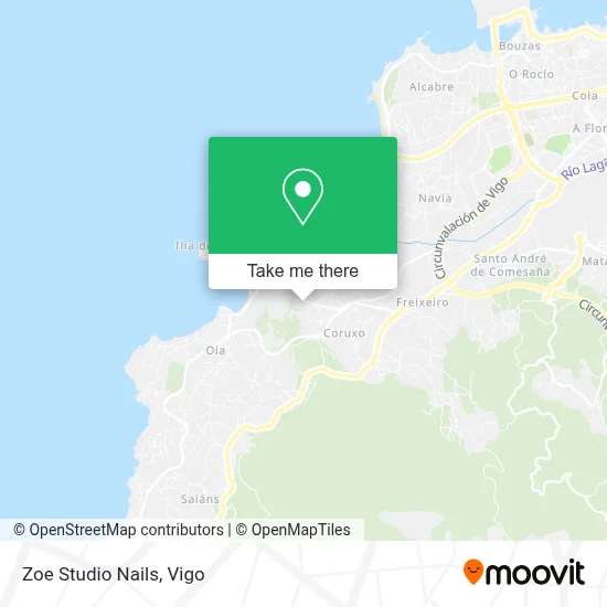 Zoe Studio Nails map