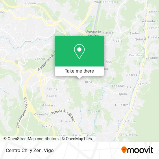 Centro Chi y Zen map