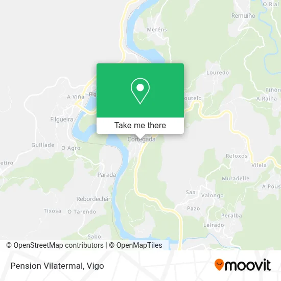 Pension Vilatermal map