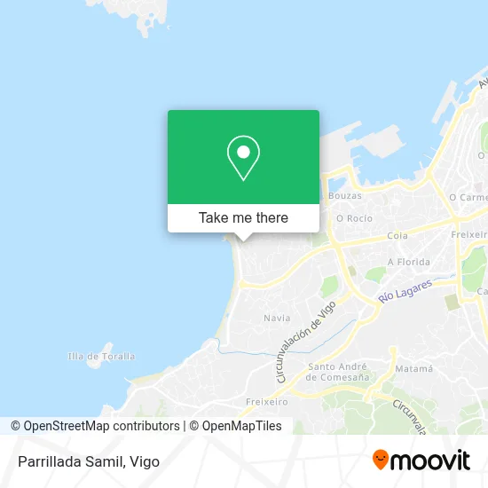 Parrillada Samil map