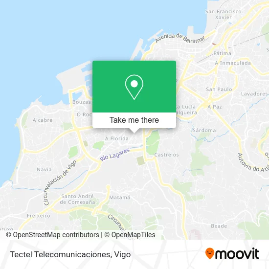 Tectel Telecomunicaciones map