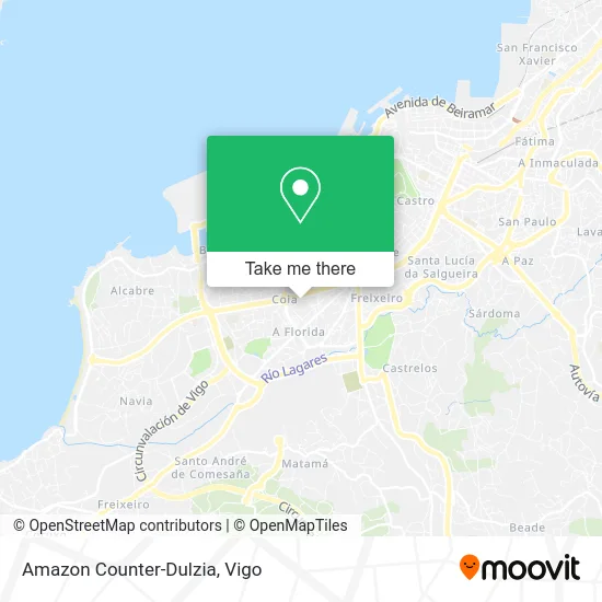 Amazon Counter-Dulzia map