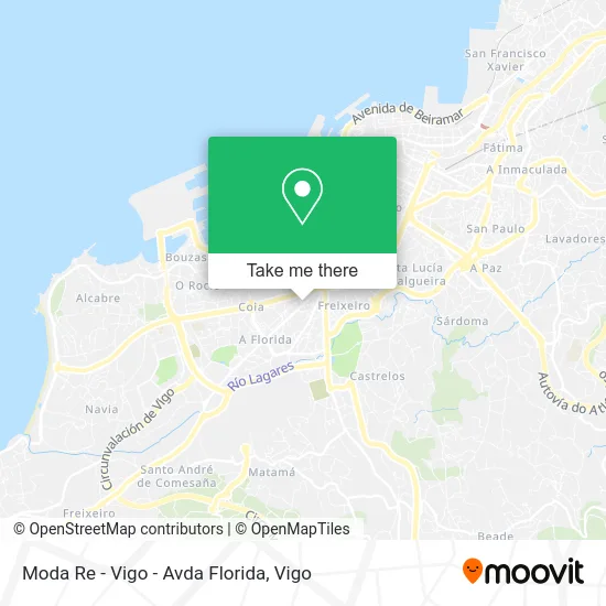 Moda Re - Vigo - Avda Florida map
