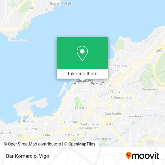 Bar Komercio map