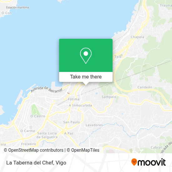 La Taberna del Chef map