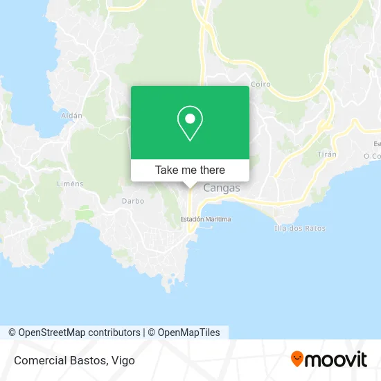 Comercial Bastos map