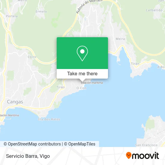 Servicio Barra map