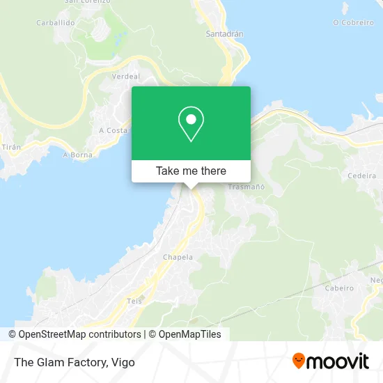 The Glam Factory map