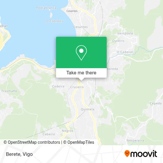 Berete map