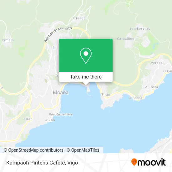 Kampaoh Pintens Cafete map