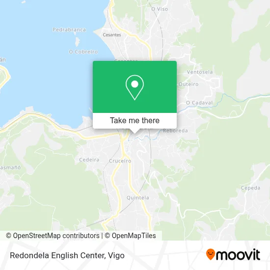 Redondela English Center map