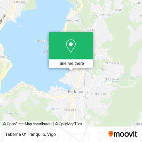 Taberna O' Tranquilo map