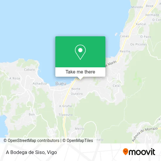 A Bodega de Siso map