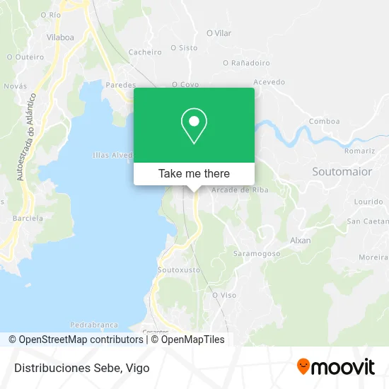 Distribuciones Sebe map