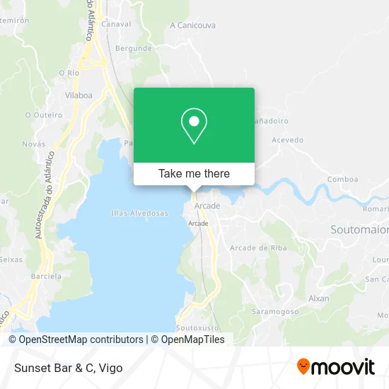 Sunset Bar & C map