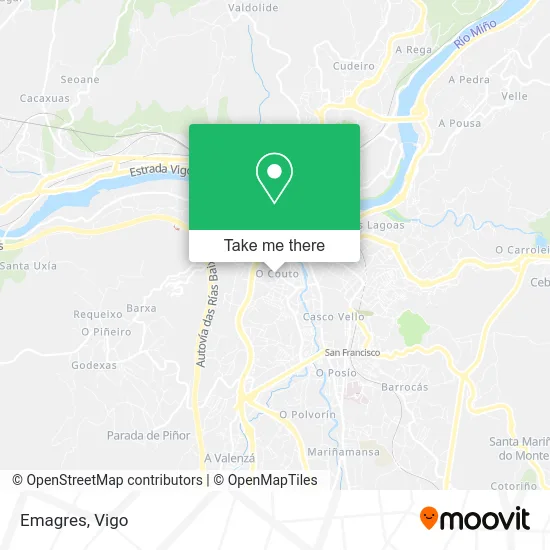 Emagres map