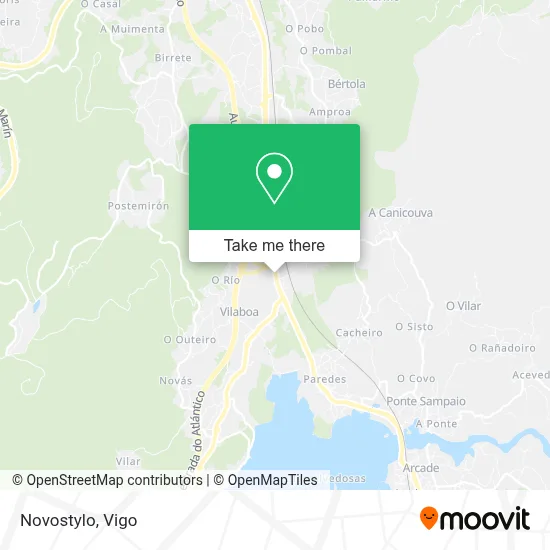 Novostylo map