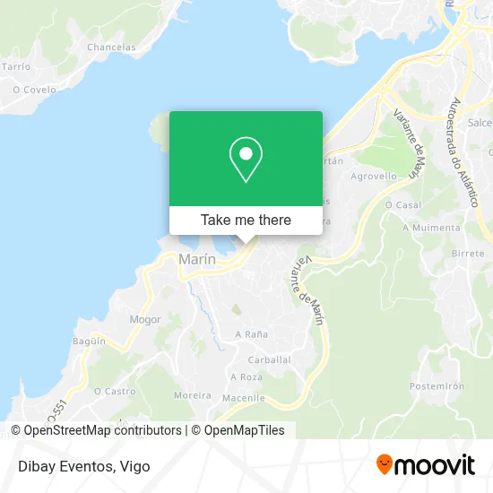 Dibay Eventos map