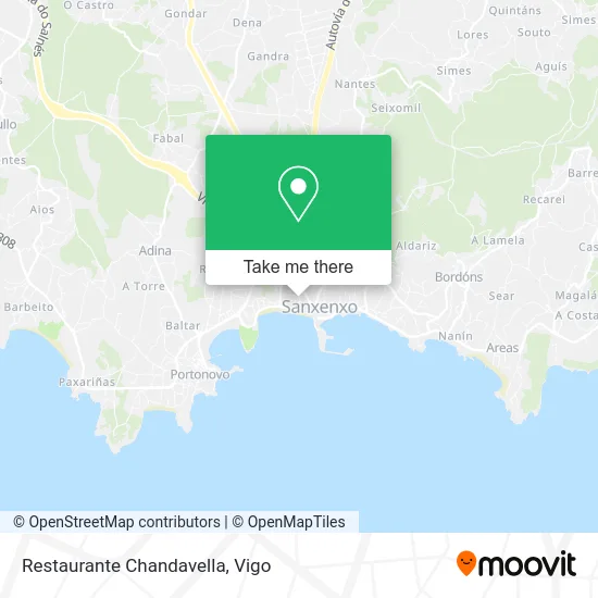 Restaurante Chandavella map