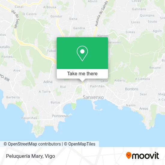 Peluquería Mary map