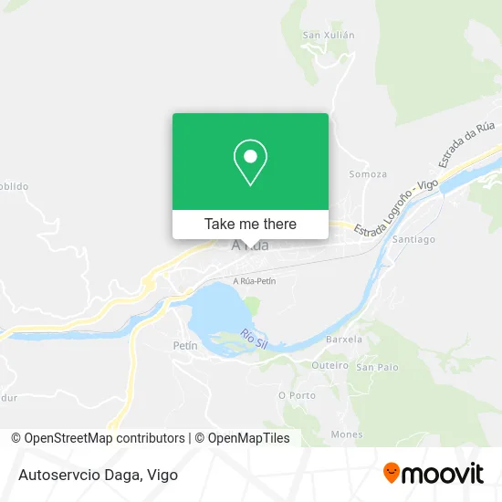 Autoservcio Daga map