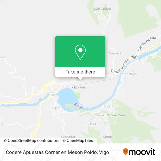Codere Apuestas Corner en Meson Poldo map
