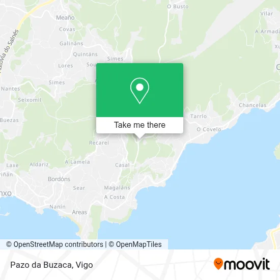 Pazo da Buzaca map