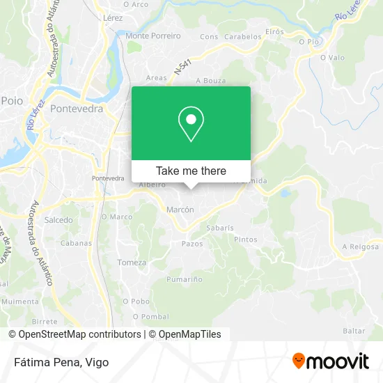 Fátima Pena map