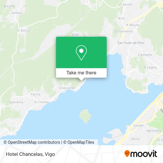 mapa Hotel Chancelas