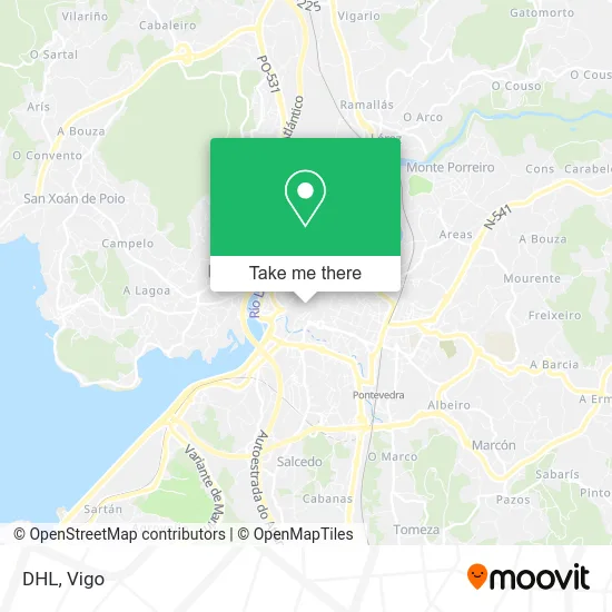 DHL map