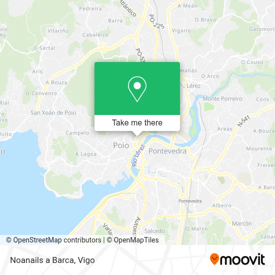 Noanails a Barca map