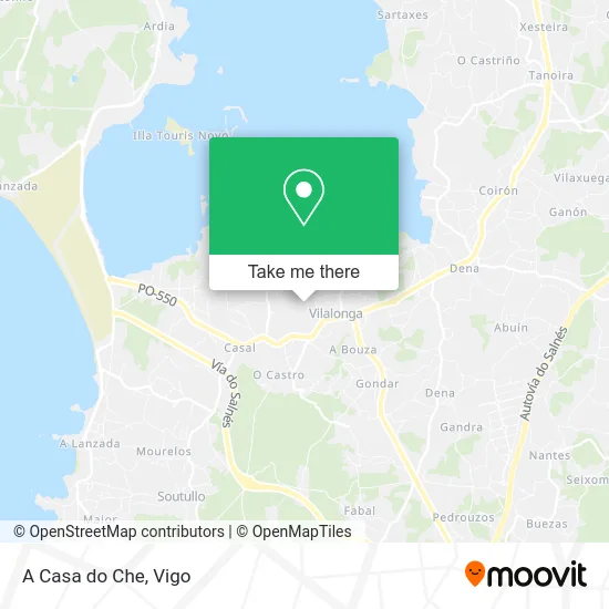 A Casa do Che map