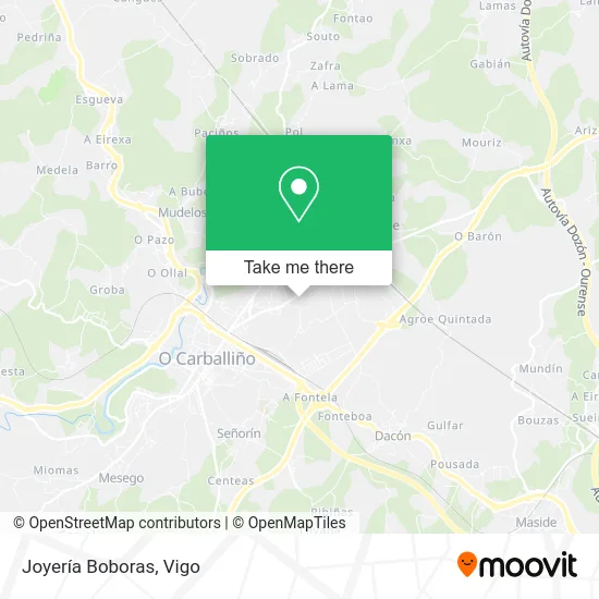 Joyería Boboras map