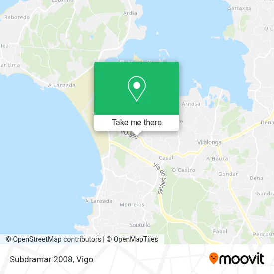 Subdramar 2008 map