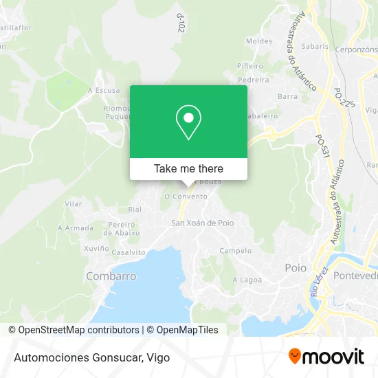 Automociones Gonsucar map