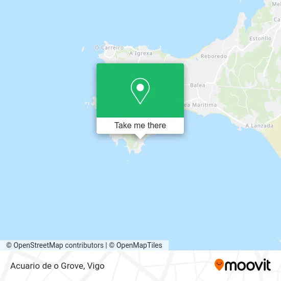 Acuario de o Grove map