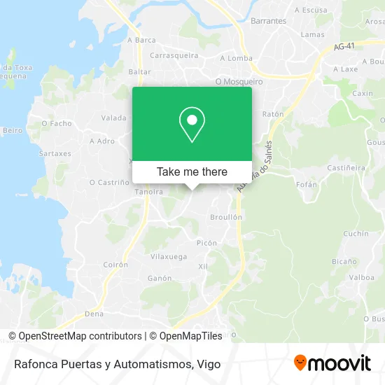 Rafonca Puertas y Automatismos map